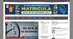 Desktop Screenshot of escuelapedroperez.com