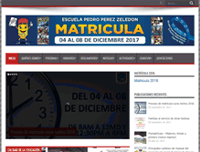 Tablet Screenshot of escuelapedroperez.com